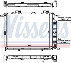 Nissens 62691A - RADIADOR MERCEDES E-CLASS W 210(95-