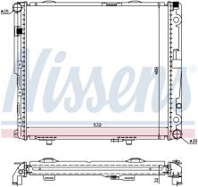 Nissens 62693A - RADIADOR MERCEDES E-CLASS W 124(84-