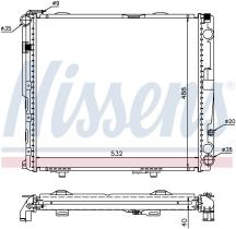 Nissens 62696A - RADIADOR MERCEDES E-CLASS W 124(84-