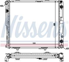 Nissens 62698A - RADIA MB W124 200D/TD250D/TD/300D (84>95) M/A