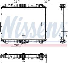 Nissens 6270030 - RADIA MB ACTROS MP4 (11-) 677-960-56 SIN LATERALES