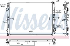 Nissens 627023 - RADIA MB W212 E300E/400/E350D-GLC X253 250D/350D/300/350E