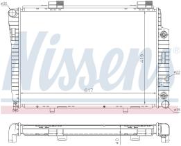 Nissens 62749A - RADIADOR MERCEDES SLK-CLASS R 170(9