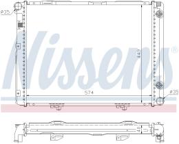 Nissens 62721A - RADIADOR MERCEDES 190 W 201(82-)2.2