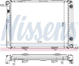 Nissens 62722A - RADIADOR MERCEDES 190 W 201(82-)E 2