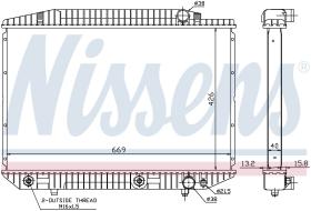 Nissens 62727A - RADIA MB W126 S CLASS (85-) AUT.