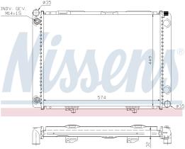 Nissens 62734A - RADIADOR MERCEDES 190 W 201(82-)2.5