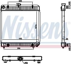 Nissens 62740 - RADIA MB W123 200D/240D/300D -AC/W126 280SE AUT.