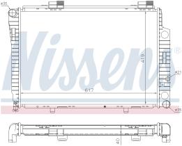 Nissens 62752A - RADIADOR MERCEDES C-CLASS W 202(93-