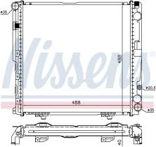 Nissens 62764A - RADIADOR MERCEDES E-CLASS W 124(84-