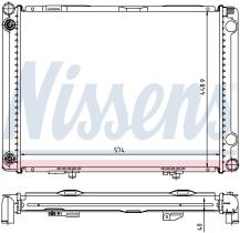 Nissens 62766A - RADIA MB W201 2.5 DIESEL +/-AC M/A