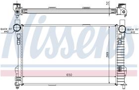 Nissens 62784A - RADIADOR MERCEDES C-CLASS W 203(00-