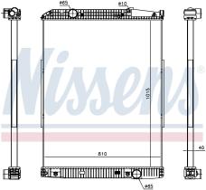 Nissens 627910 - RADIA MB V.I. ACTROS (04-97>) 1015*808*42 (- LATERALES)