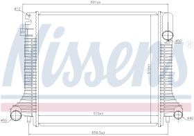 Nissens 62798 - RADIADOR MERCEDES ATEGO 2(04-)1718.