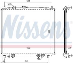 Nissens 62802 - RADIA MITSUBISHI MONTERO 2.8TD (93>) AUT.