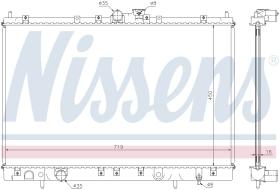 Nissens 62806A - RADIADOR MITSUBISHI SPACE WAGON(N30