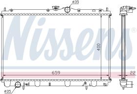 Nissens 62857A - RADIA MITSUBISHI CARISMA/SPACE STAR 1.6/1.8 (06/95>)