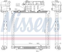 Nissens 628757 - RADIADOR MAN TG-S(07-)