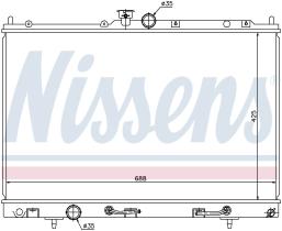 Nissens 62893 - RADIA MITSUBISHI OUTLANDER 2.4 I AUT (07/03>)