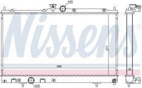 Nissens 628956 - RADIADOR MITSUBISHI LANCER(CJ.CP)(9