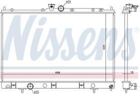 Nissens 628964 - RADIADOR MITSUBISHI OUTLANDER(CU2.5