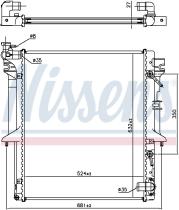 Nissens 628966 - RADIADOR MITSUBISHI L 200(KA.KB)(06