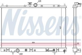 Nissens 628973 - RADIADOR MITSUBISHI OUTLANDER(CU2.5