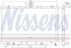 Nissens 628975 - RADIADOR MITSUBISHI GRANDIS(NA0)(04