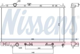 Nissens 628983 - RADIADOR MITSUBISHI LANCER(CJ.CP)(9