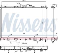 Nissens 628986 - RADIADOR MITSUBISHI PAJERO PININ(H6