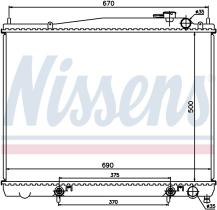 Nissens 62916 - RADIADOR NISSAN PATHFINDER II(R50)(