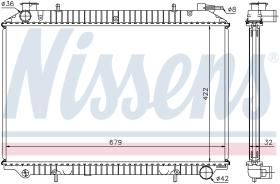 Nissens 62976A - NISSAN SERENA/VANETTE CARGO 2.3D +AC (95>)