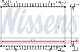 Nissens 62976A - RADIA NISSAN SERENA/VANETTE CARGO 2.3D +AC (95>)