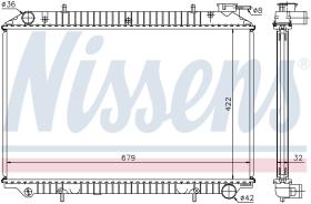 Nissens 62921A - RADIADOR NISSAN SERENA(C23)(92-)2.0