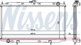 Nissens 62923A - RADIA NISSAN PRIMERA II P11 1.6/1.8/2.0/2.0TD (96>)