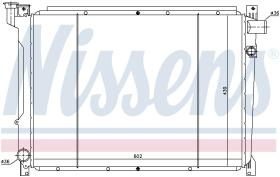 Nissens 62941 - RADIADOR NISSAN BLUEBIRD(T72)(88-)2