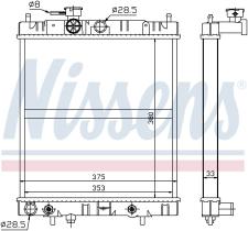 Nissens 629871 - RADIADOR NISSAN MICRA/MARCH(K11)(92