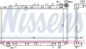 Nissens 62963 - RADIA NISSAN ALMERA I 2.0D (95>99) SUNNY 1.8/2.0 (90>95)