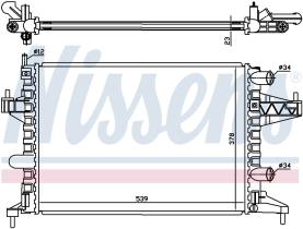 Nissens 63007 - RADIA OPEL CORSA C 1.0/1.2/1.4 +/-AC (9/00>)