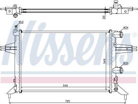 Nissens 63016 - RADIADOR VAUXHALL ASTRA G(98-)1.2 I