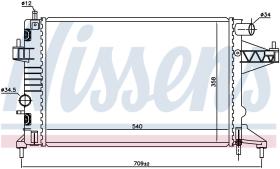 Nissens 63018 - RADIADOR VAUXHALL TIGRA B(04-)1.8 I