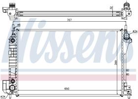 Nissens 63023 - RADIADOR CADILLAC BLS(04-)2.0 I 16V