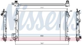 Nissens 63024A - RADIADOR SAAB 9-3(YS3F)(02-)2.2 TID