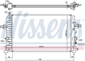 Nissens 63028A - RADIA OPEL ASTRA H 1.4/1.6/1.8 (04>) ZAFIRA B MAN.