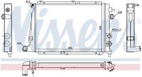 Nissens 63057 - RADIADOR VAUXHALL CALIBRA(90-)2.0 T