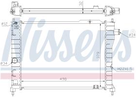 Nissens 63062A - RADIADOR OPEL ASCONA C(81-)2.0 I