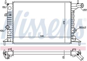 Nissens 630681 - RADIADOR VAUXHALL VECTRA B(95-)1.6