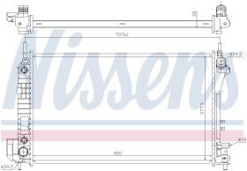 Nissens 630703 - RADIADOR CADILLAC BLS(04-)2.8 I TUR