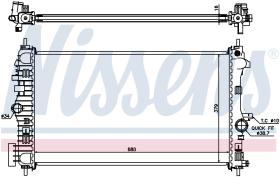 Nissens 630718 - RADIA OPEL INSIGNIA A 1.8/2.0 TURBO MAN. (7/08>)