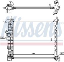 Nissens 630737 - RADIA OPEL MERIVA B 1.7 CDTI (4/10>) M/A